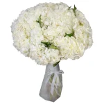 Букет из 25 белых гортензий