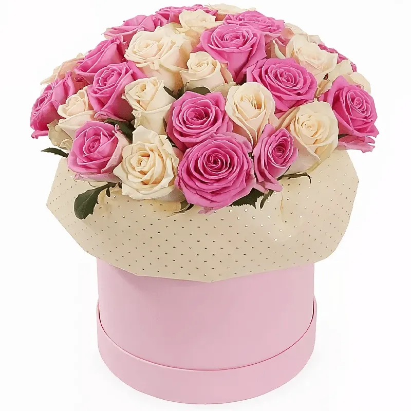 Цветы в коробке Самой любимой